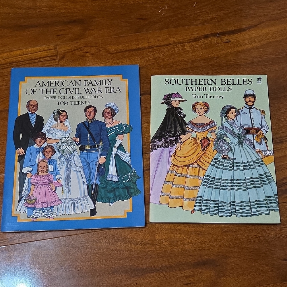2 Paper Doll Books